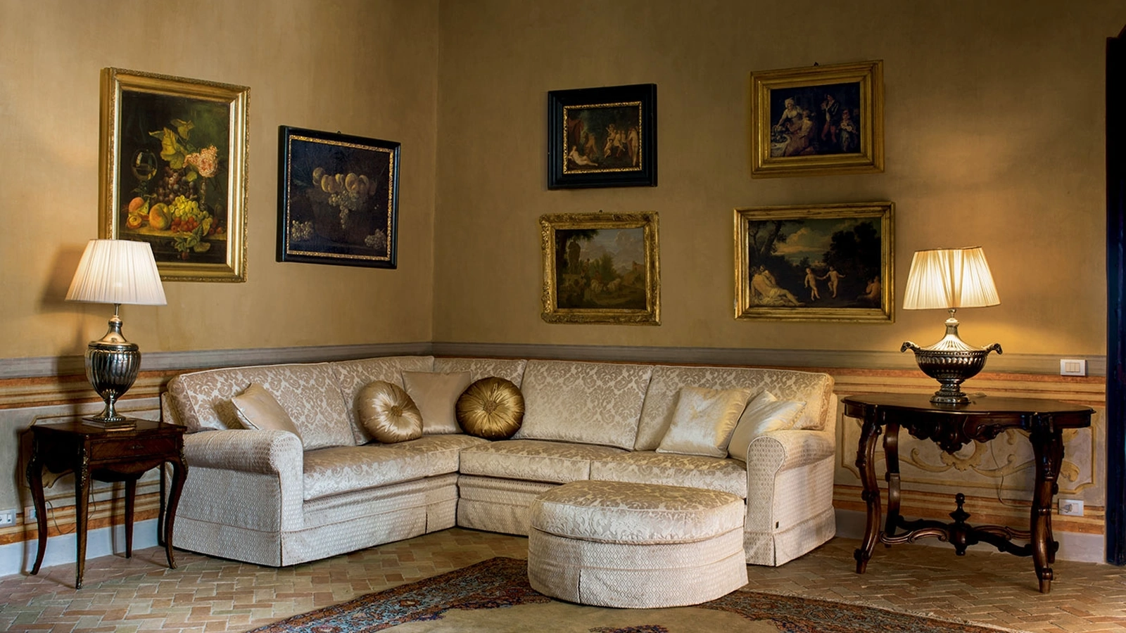 Divano angolare Carducci di TreCi Salotti