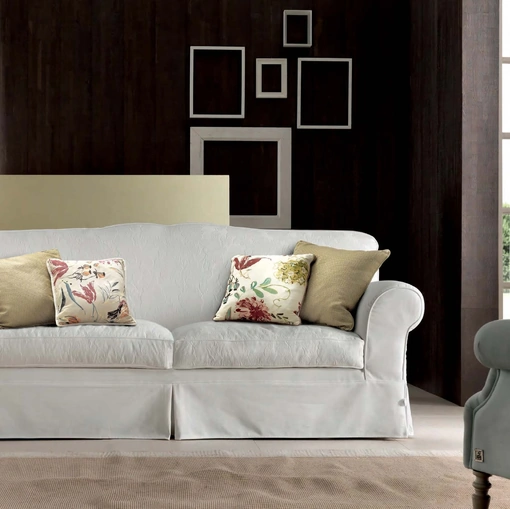 Divano lineare Cotone di TreCi Salotti