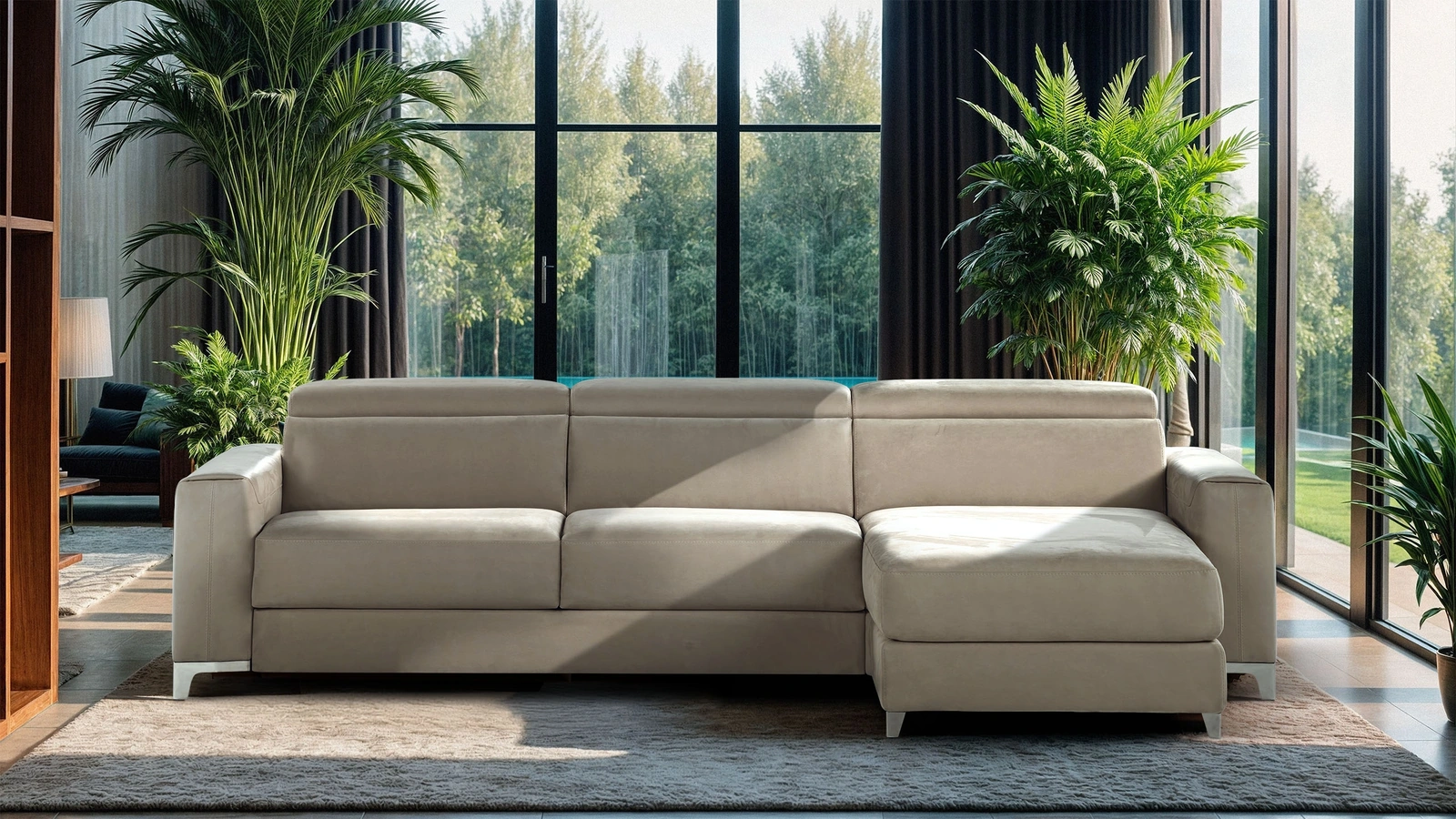 Divano Letto Eclettico con penisola di Calia