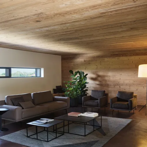 Divano lineare Etan in tessuto di Twils Lounge