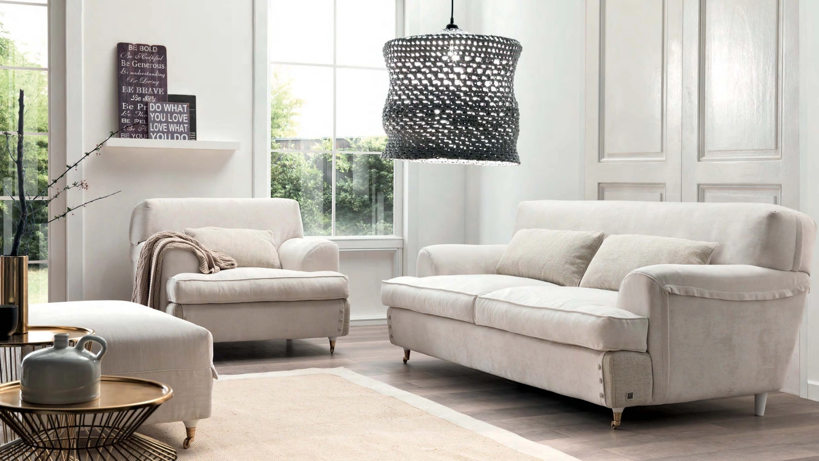 Divano lineare Fagiolo di TreCi Salotti