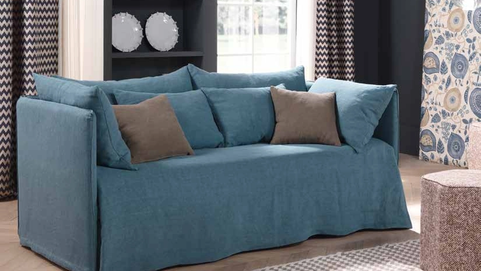 Divano lineare Farro di TreCi Salotti