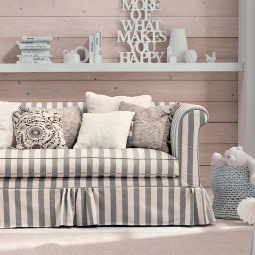 Divano lineare Fazzoletto di TreCi Salotti