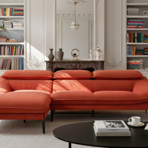 Divano con penisola Flan di Calia