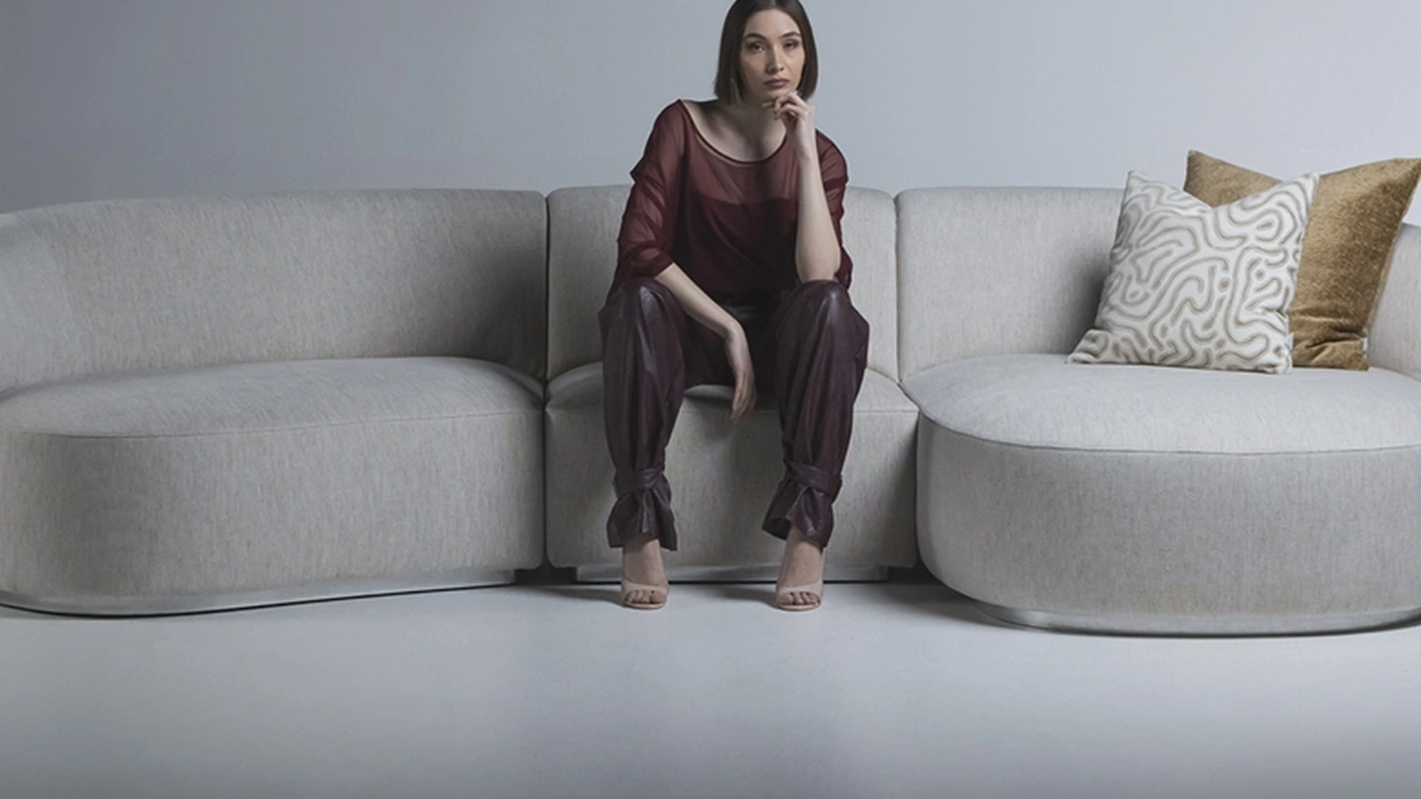 Divano con penisola I Sassi di Calia