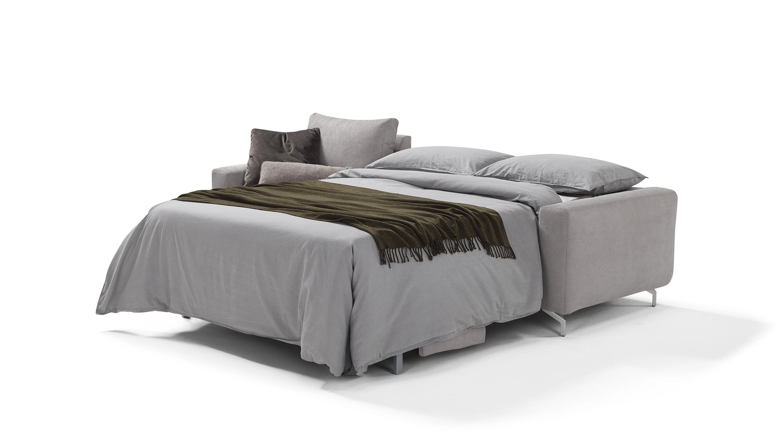 Divano letto con penisola Jim di Vis Comoda