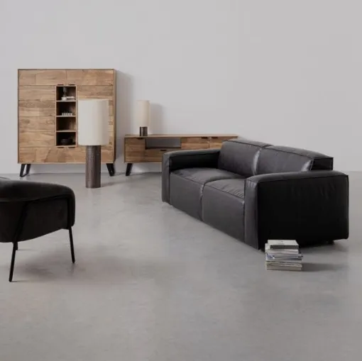 Divano in ecopelle Joseph di Bizzotto