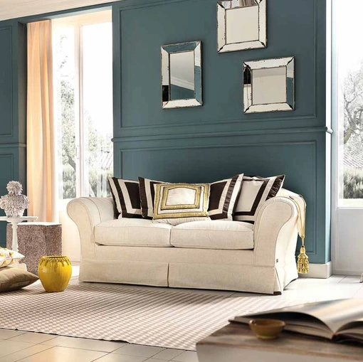 Divano lineare Lino di TreCi Salotti