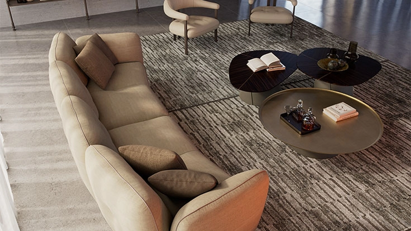 Divano lineare Michael di Cattelan Italia
