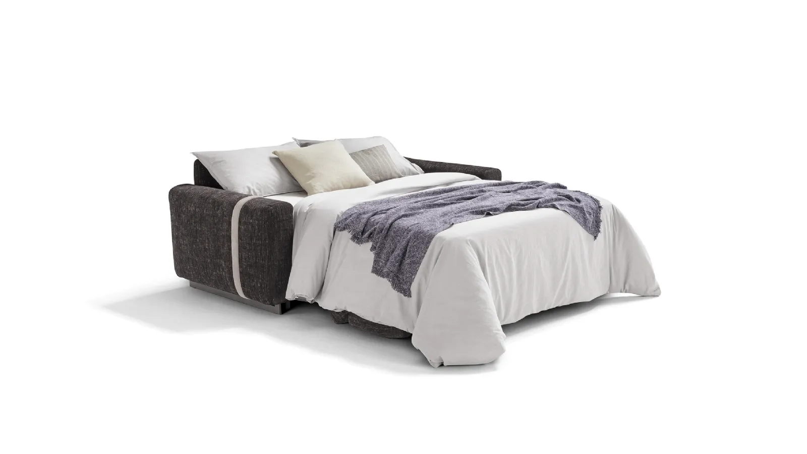 Divano letto in tessuto imbottito Morbidone di Vis Comoda