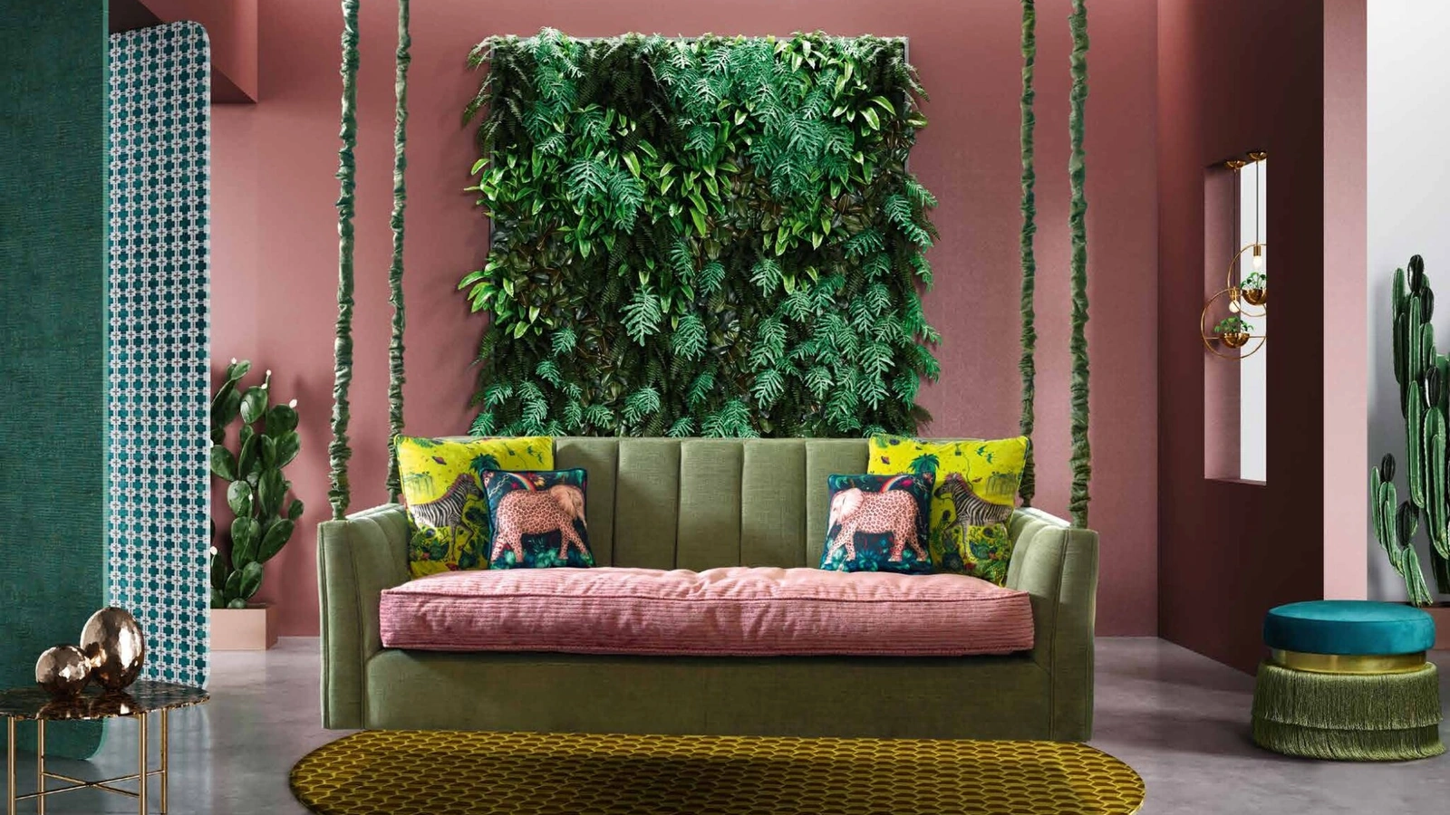 Divano lineare Mysa di TreCi Salotti