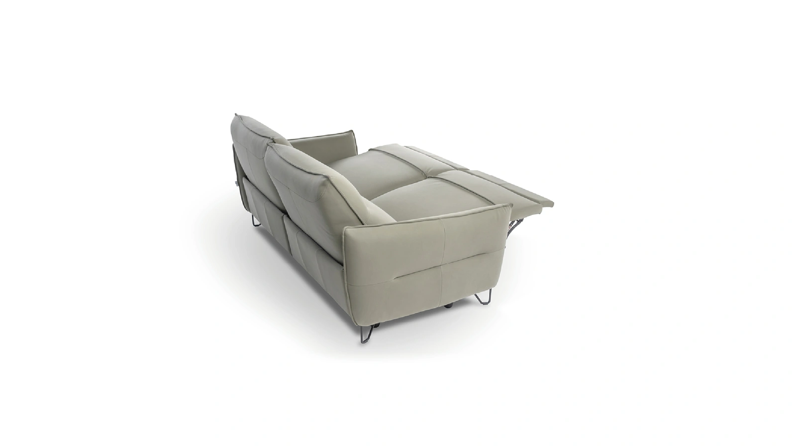 Divano relax in pelle Ovetto di Calia