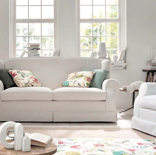 Divano lineare Schiuma di TreCi Salotti