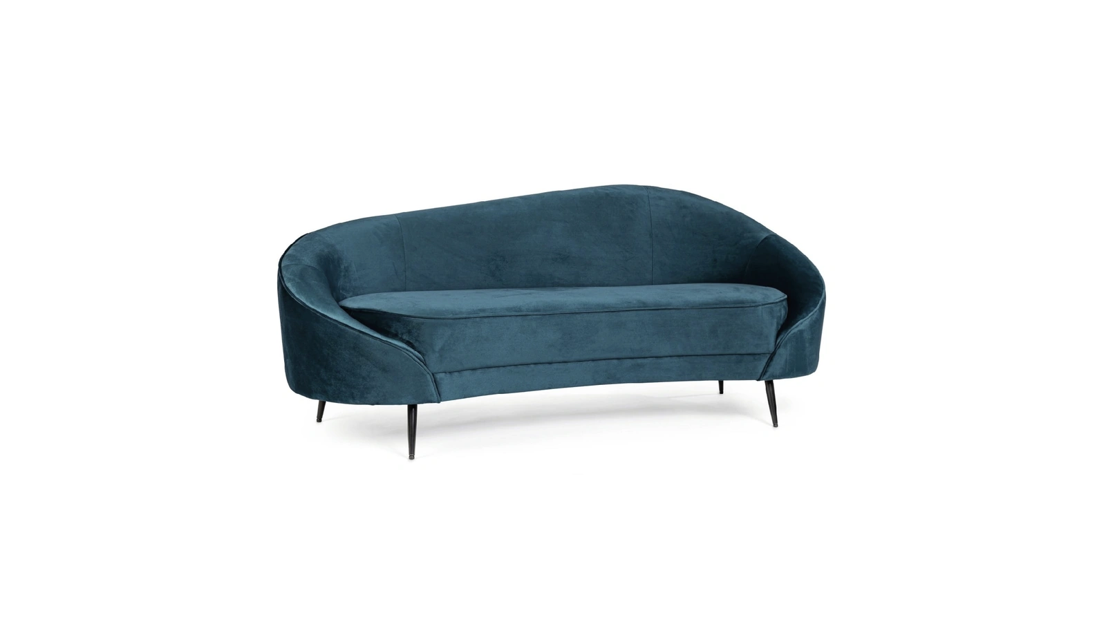 Divano lineare in velluto Seraphin di Bizzotto