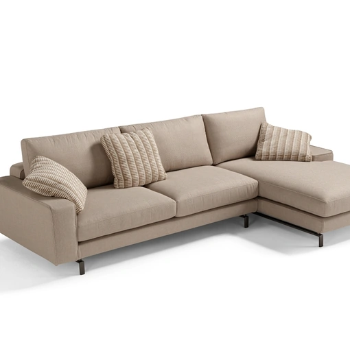 Divano con penisola Sirio di Vis Comoda