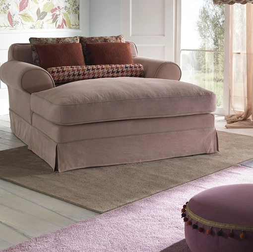 Divano in tessuto imbottito Citronella di TreCi Salotti