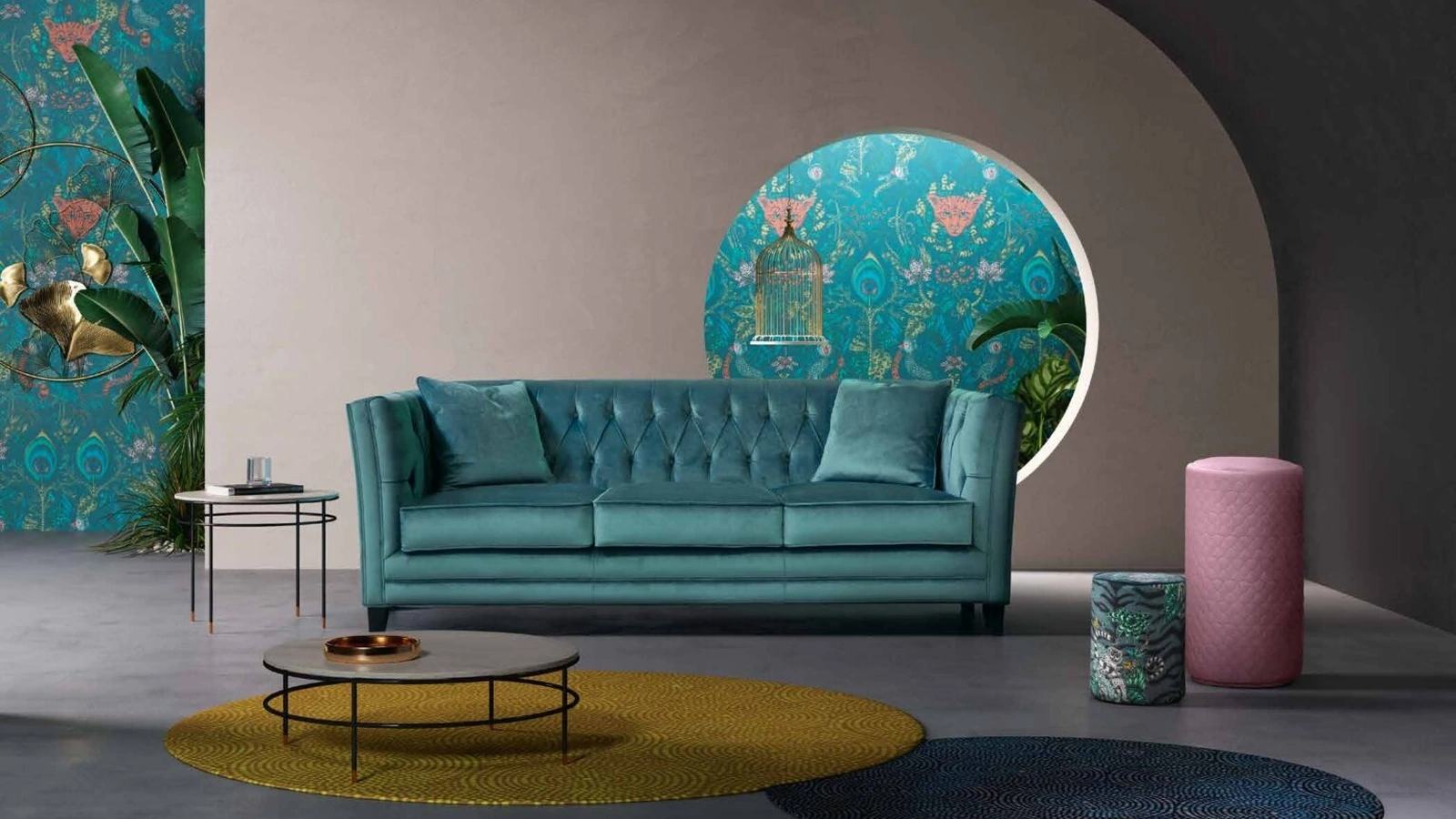 Divano lineare Dhole di TreCi Salotti