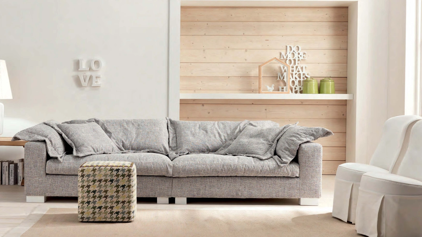 Divano imbottito Polvere di TreCi Salotti