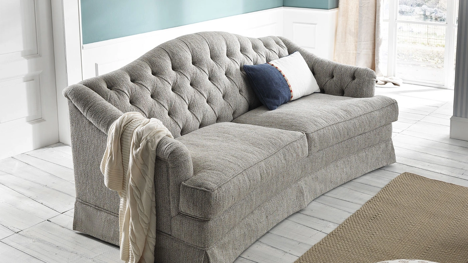 Divano in tessuto Trigonella di TreCi Salotti