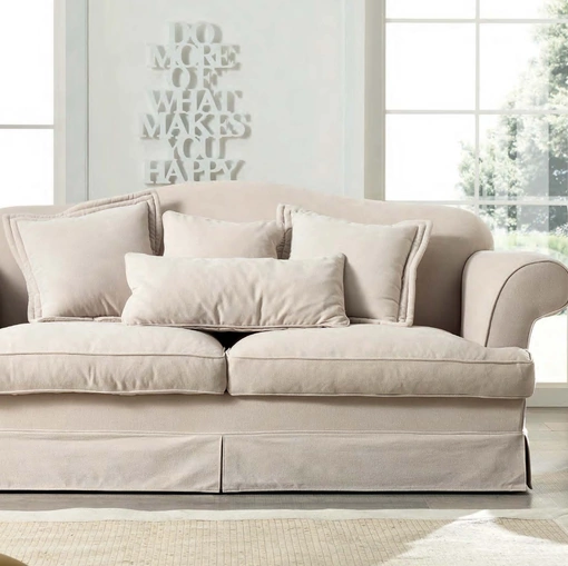 Divano lineare Tulipano di TreCi Salotti