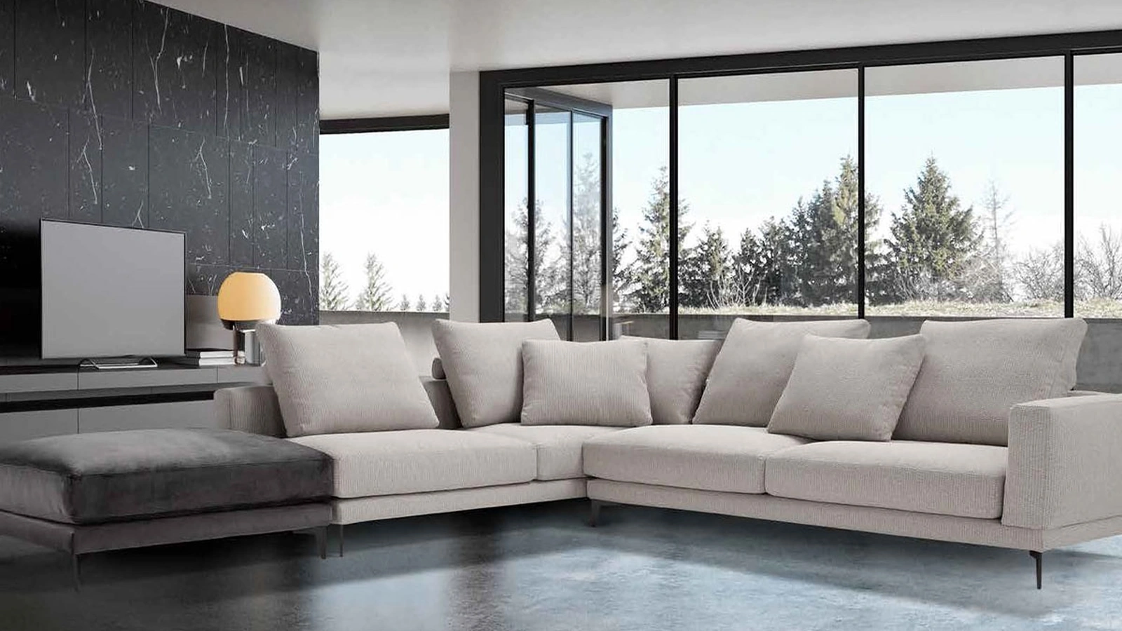 Divano angolare Botero di Vis Comoda