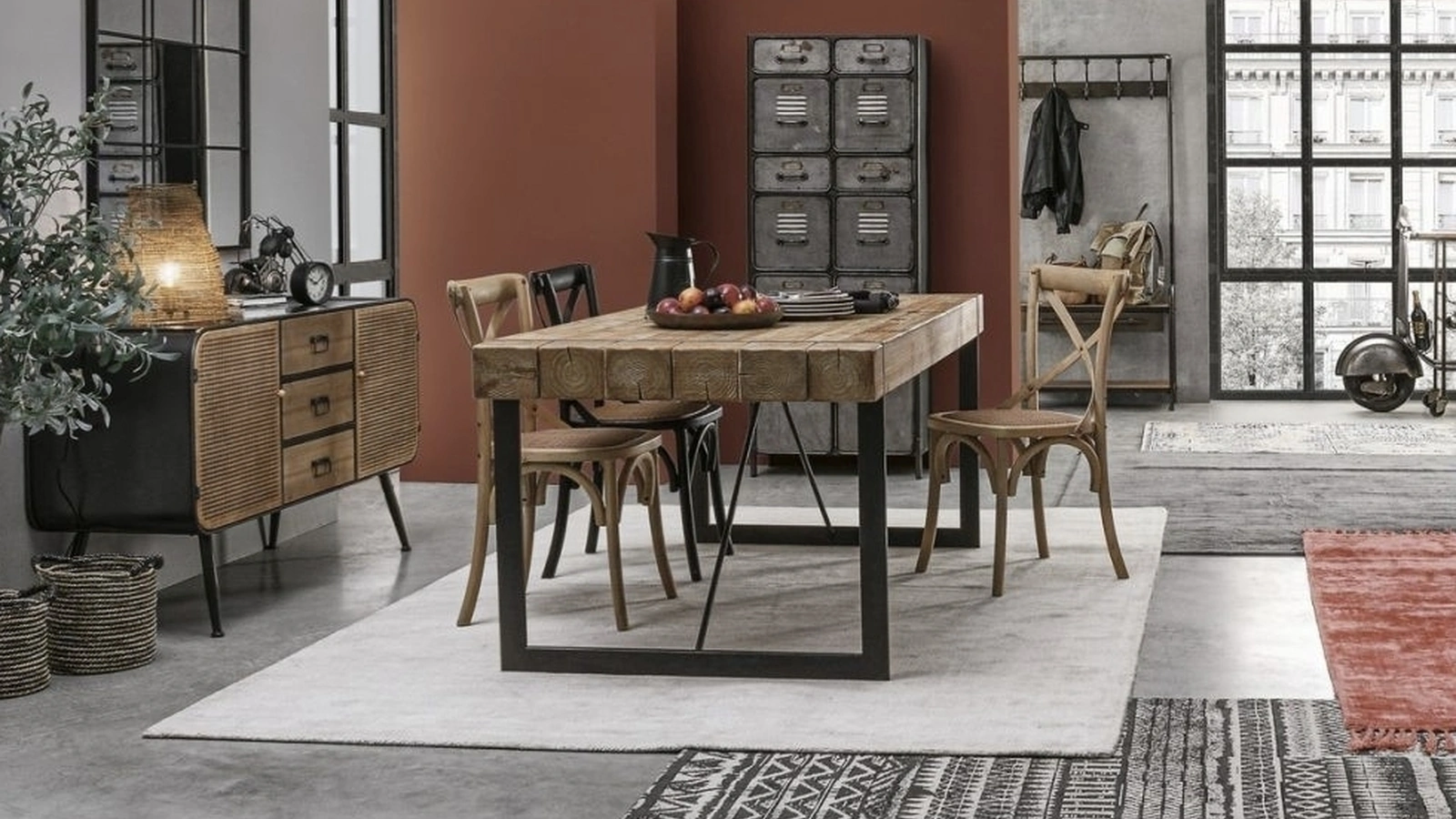 Sedia Cross in legno di Bizzotto