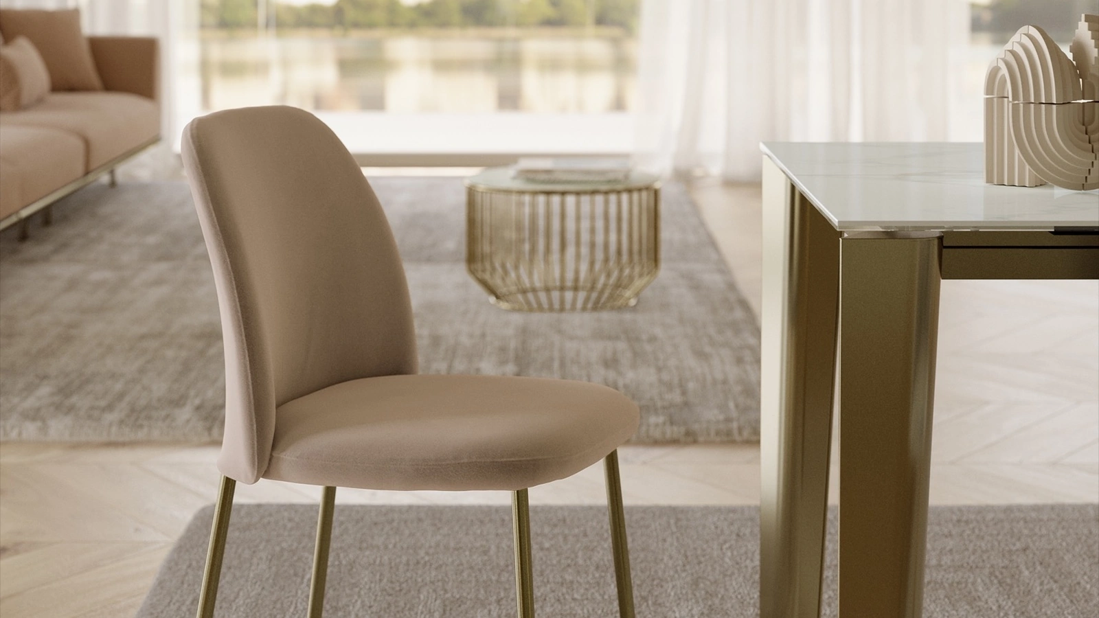 Sedia Vivian di Bontempi