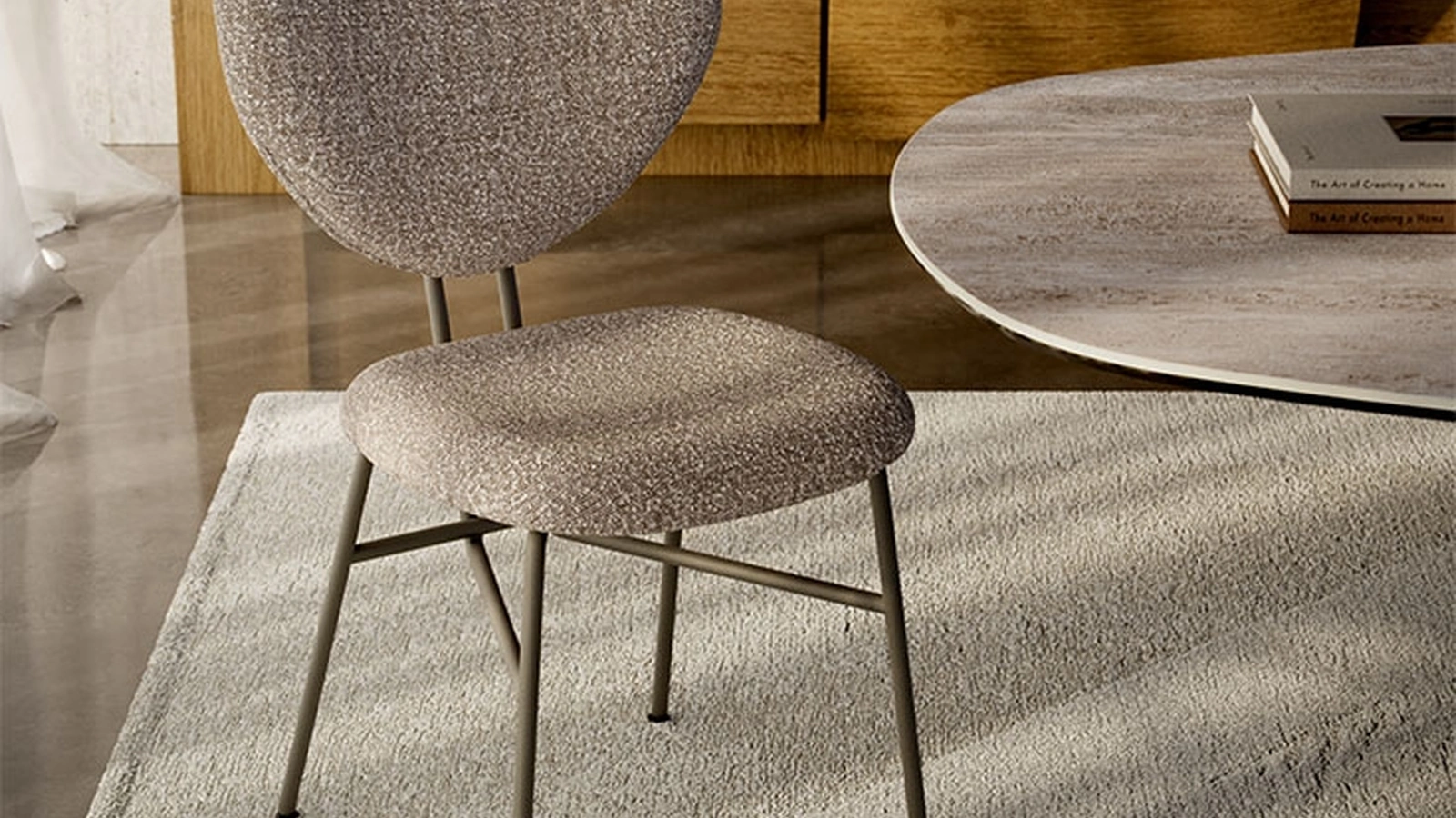 Sedia Chloe in tessuto di Cattelan Italia