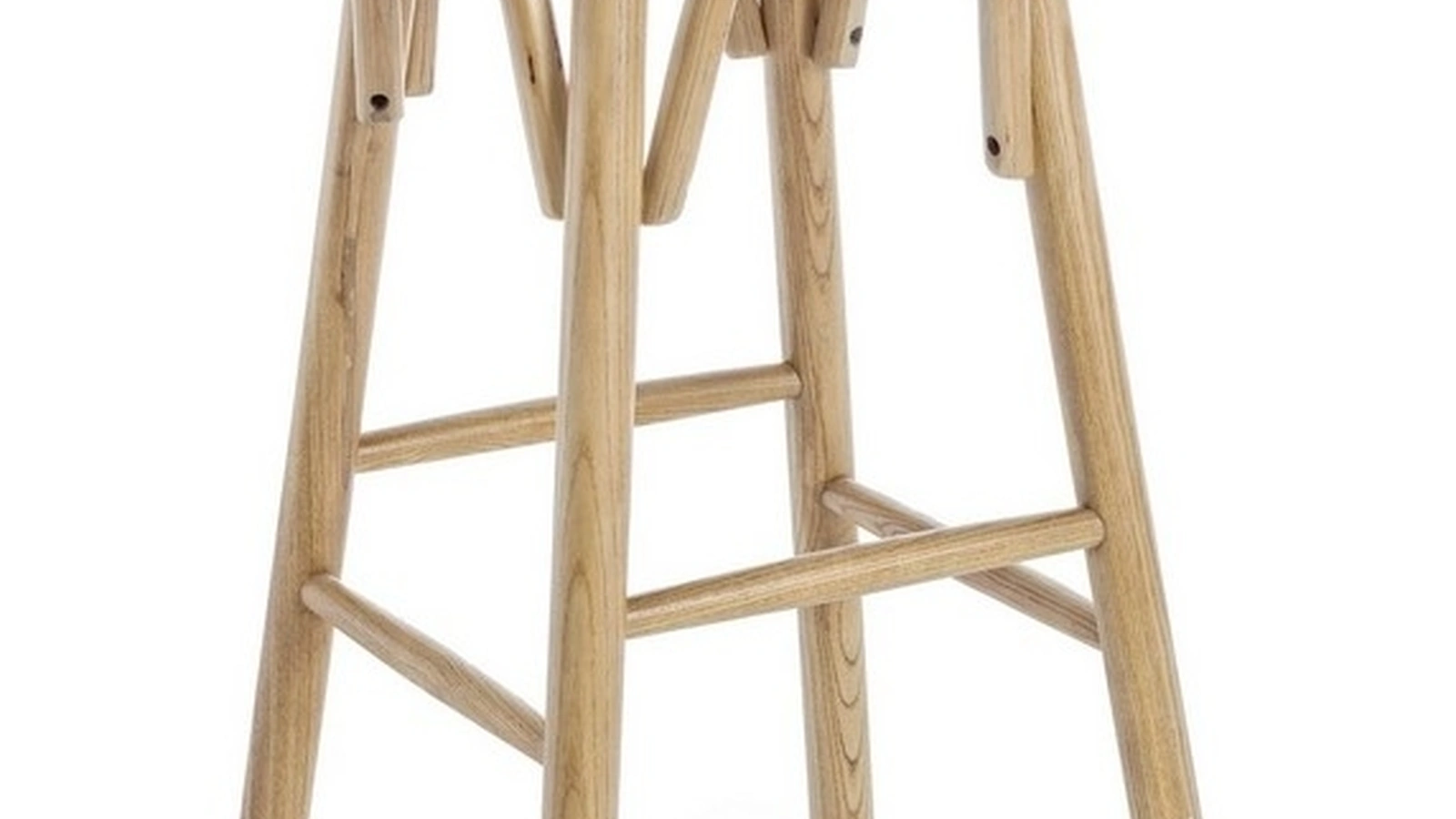 Sgabello in legno Circle di Bizzotto