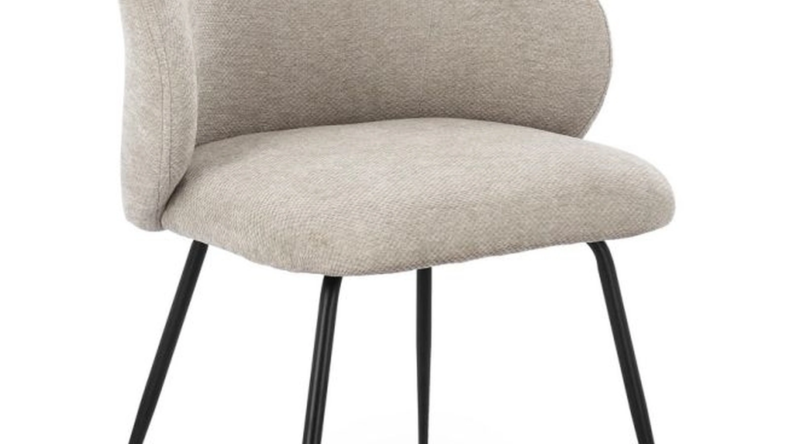 Sedia Gesien in tessuto imbottito di Bizzotto