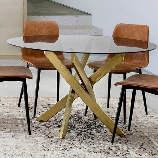 Sedia Kyra rivestita in ecopelle di Bizzotto