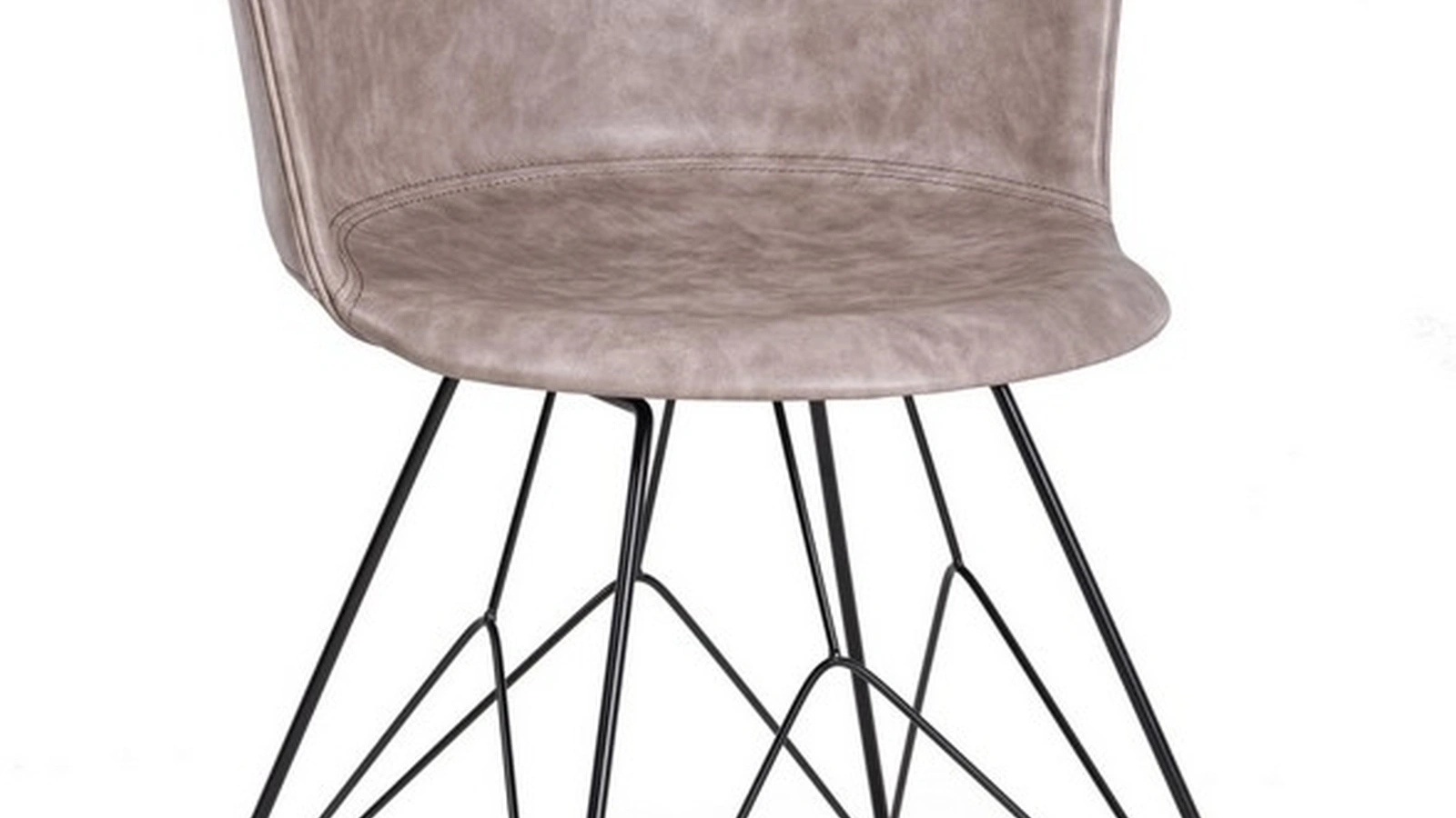 Sedia in ecopelle Loft di Bizzotto