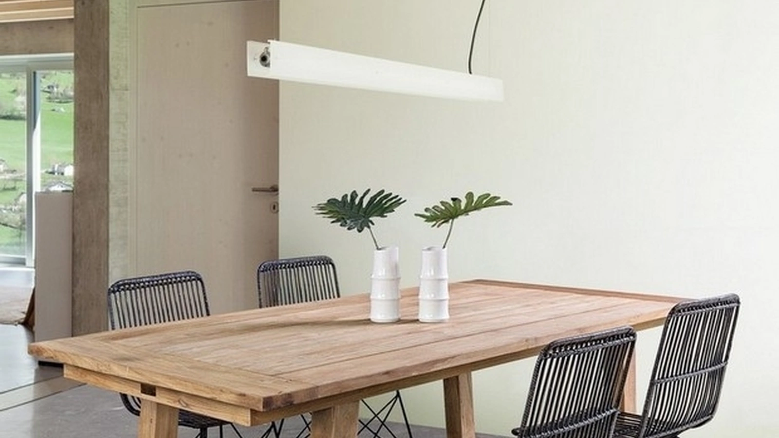 Sedia Lucila Kubu in rattan di Bizzotto