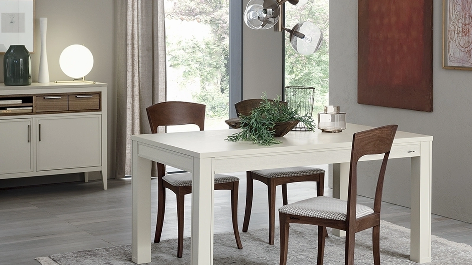 Sedia Magnolia in legno con seduta imbottita di Le Fablier