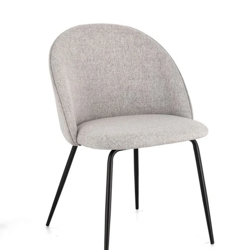 Sedia New Tanya in tessuto imbottito di Bizzotto