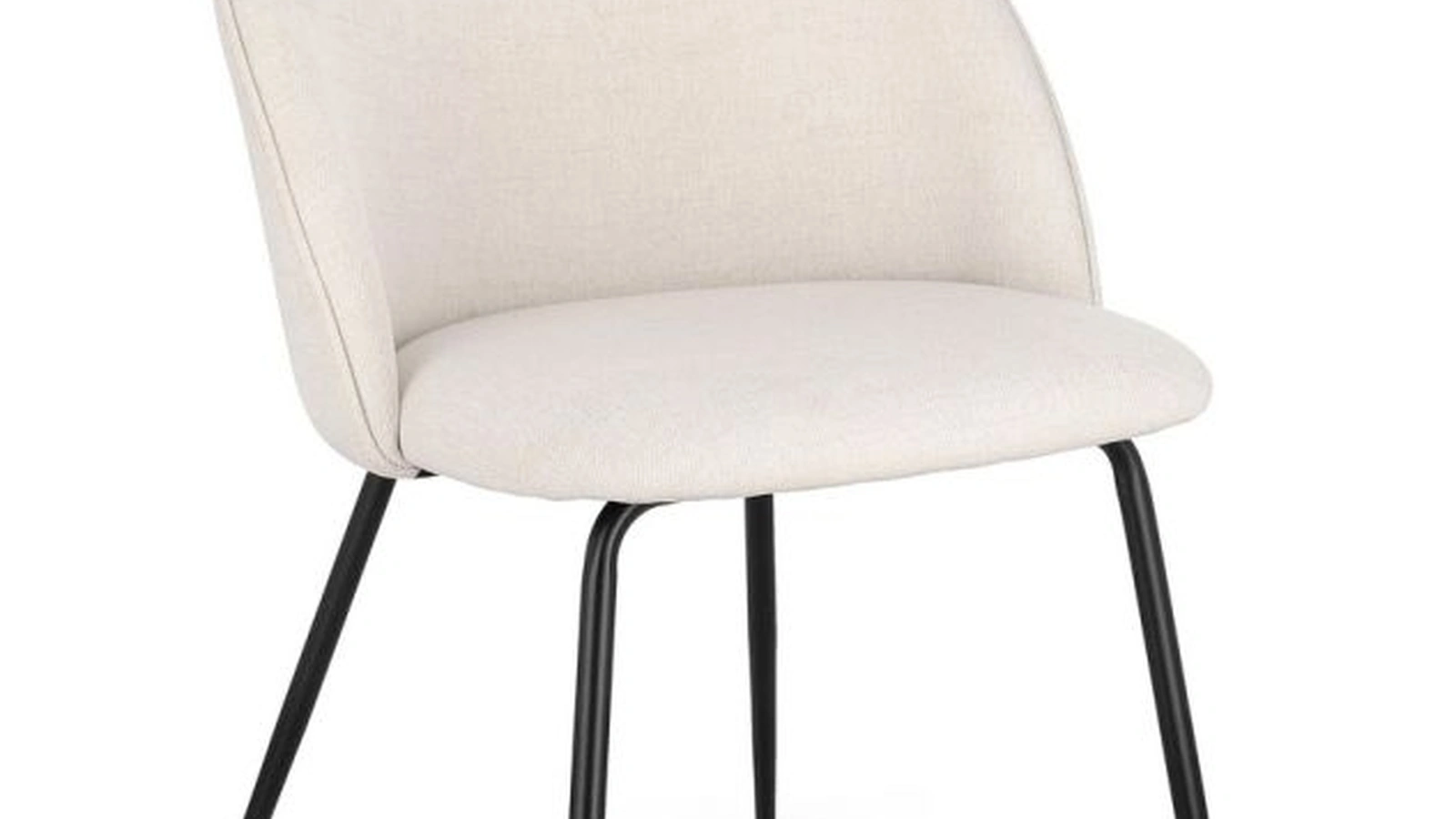 Sedia New Tanya in tessuto imbottito di Bizzotto