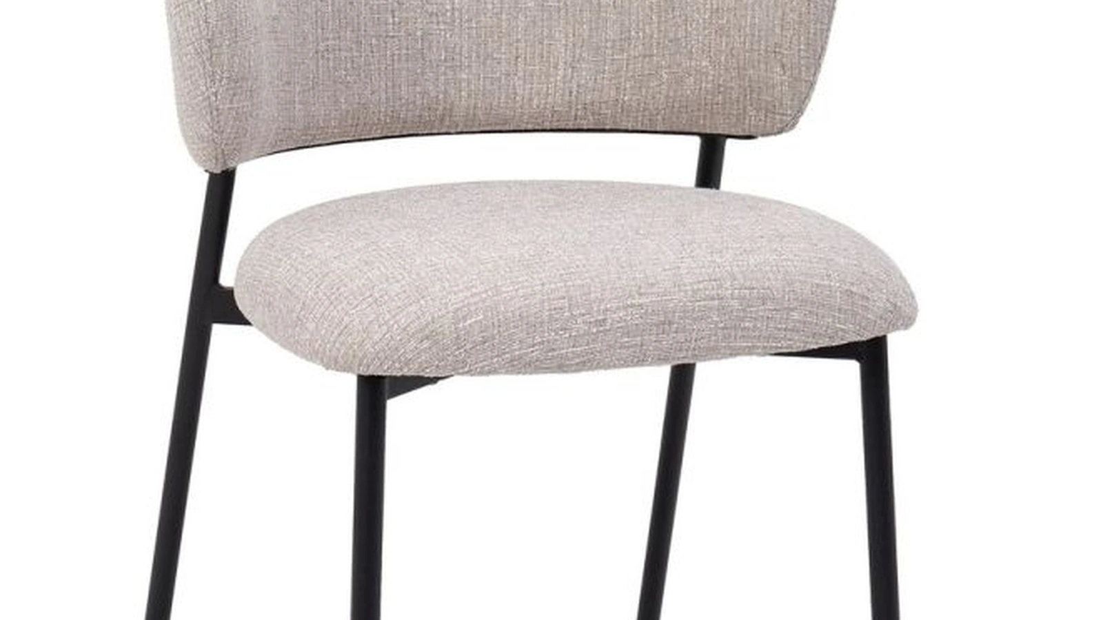 Sedia Prisca in tessuto imbottito di Bizzotto