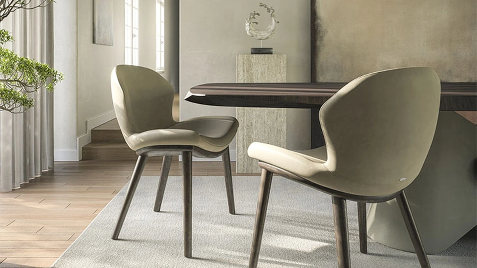 Sedia Rachel Wood di Cattelan Italia