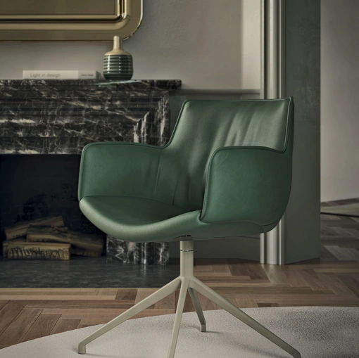 Sedia girevole Rhonda Turn di Cattelan Italia