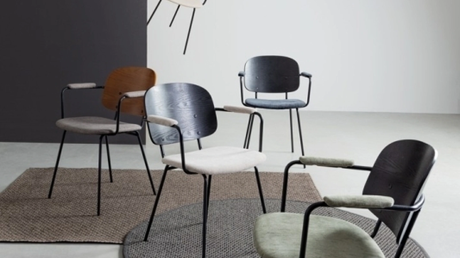 Sedia in legno con braccioli Sienna di Bizzotto