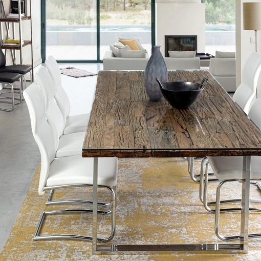 Sedia in ecopelle Thelma di Bizzotto