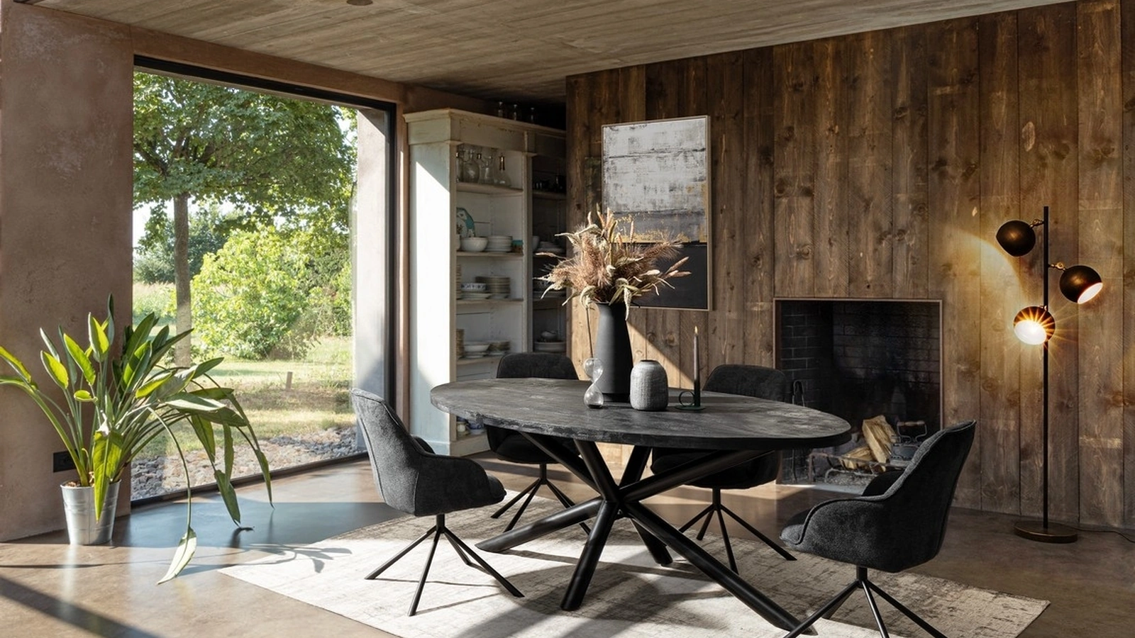 Tavolo in legno ovale Hastings di Bizzotto