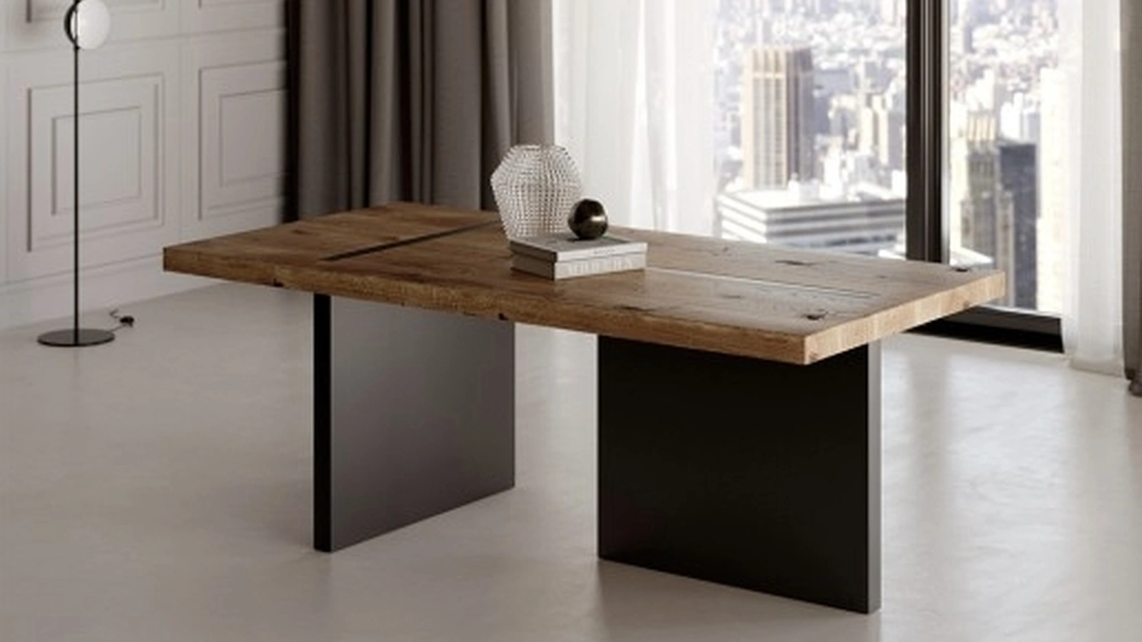 Tavolo Caracas in rovere invecchiato di Le Fablier