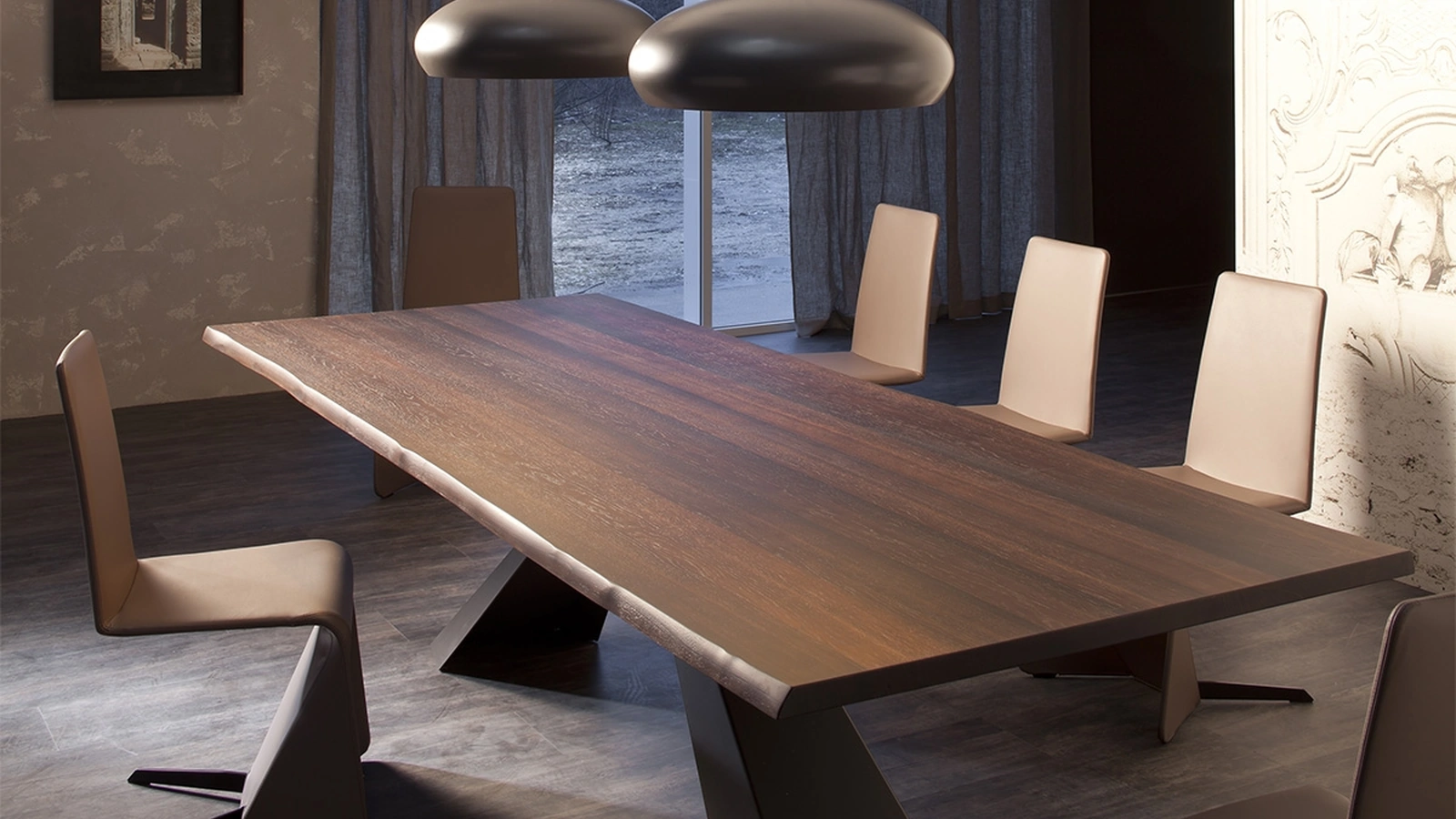 Tavolo Eliot Wood di Cattelan Italia