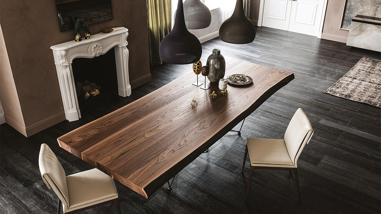 Tavolo Gordon Deep Wood di Cattelan Italia