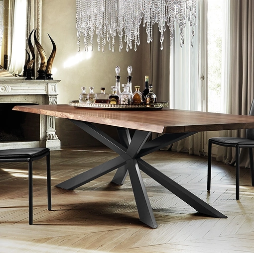 Tavolo Spyder Wood di Cattelan Italia