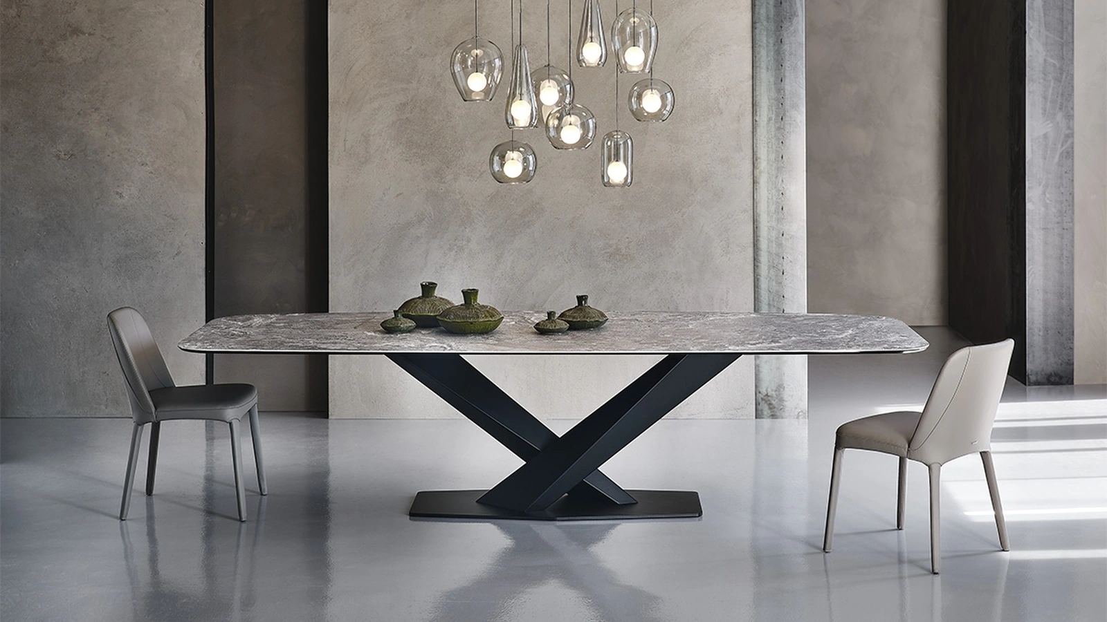 Tavolo Stratos Keramik di Cattelan Italia