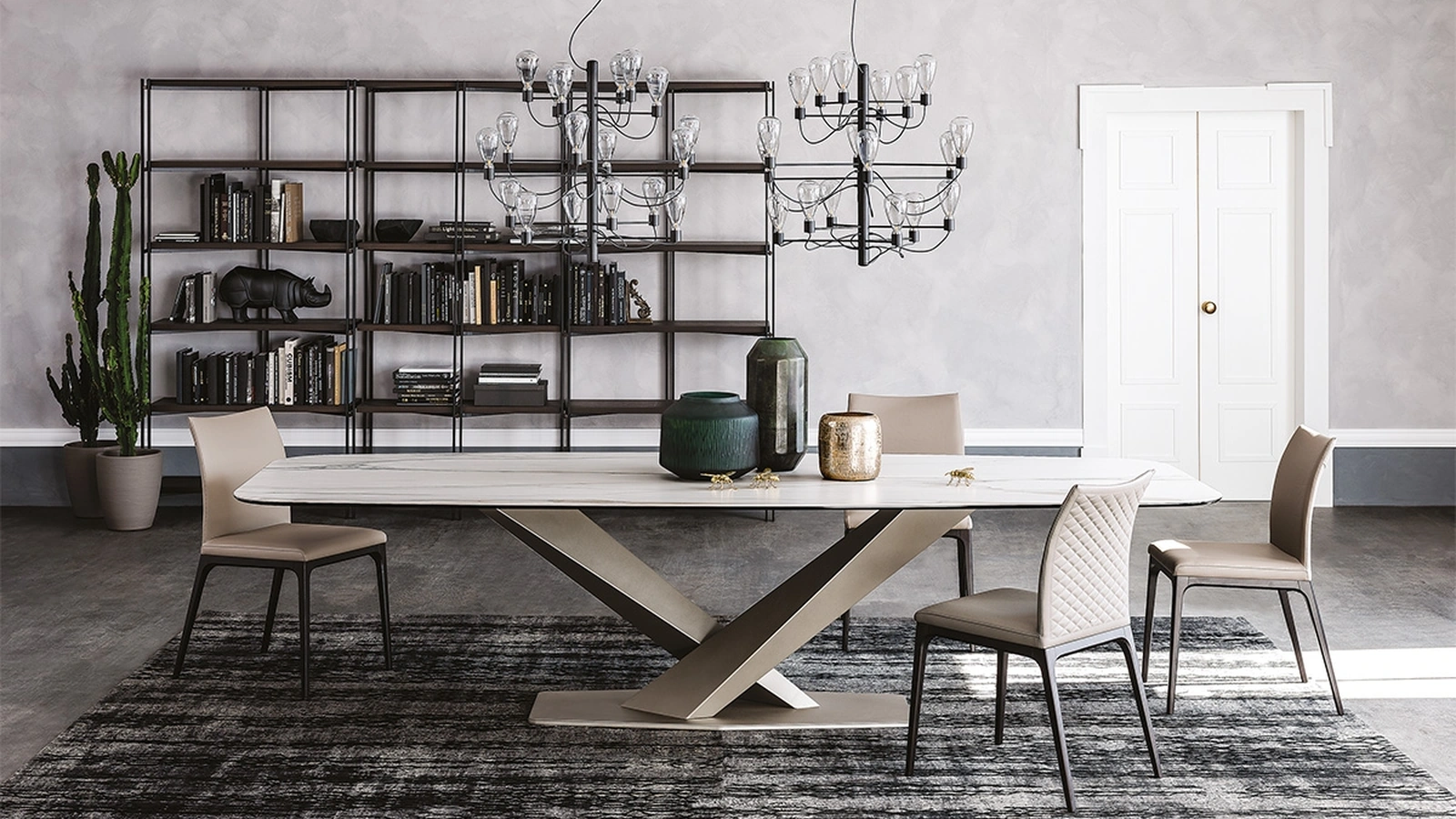 Tavolo Stratos Keramik di Cattelan Italia