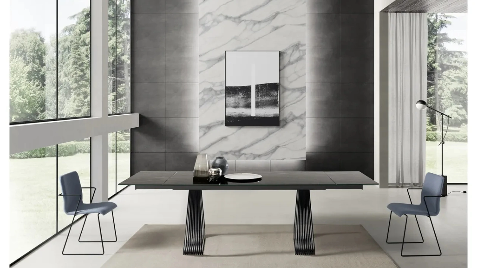 Tavolo allungabile Gateway in ceramica di Zamagna