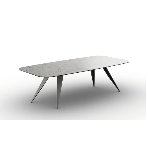 Tavolo Margot in vetroceramica di Zamagna